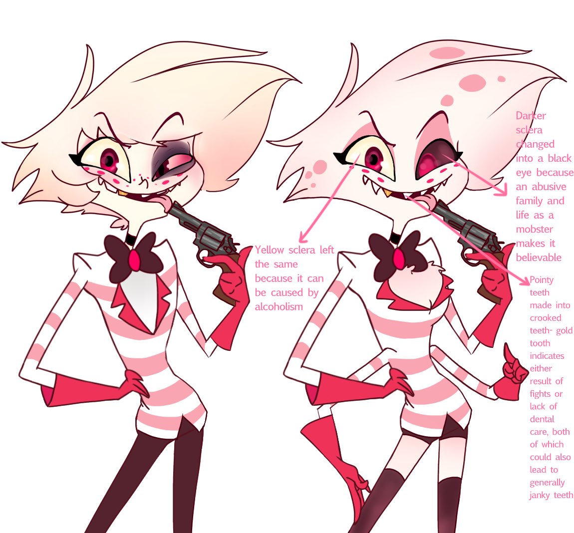 Angel Dust Hazbin Hotel Fanart Human