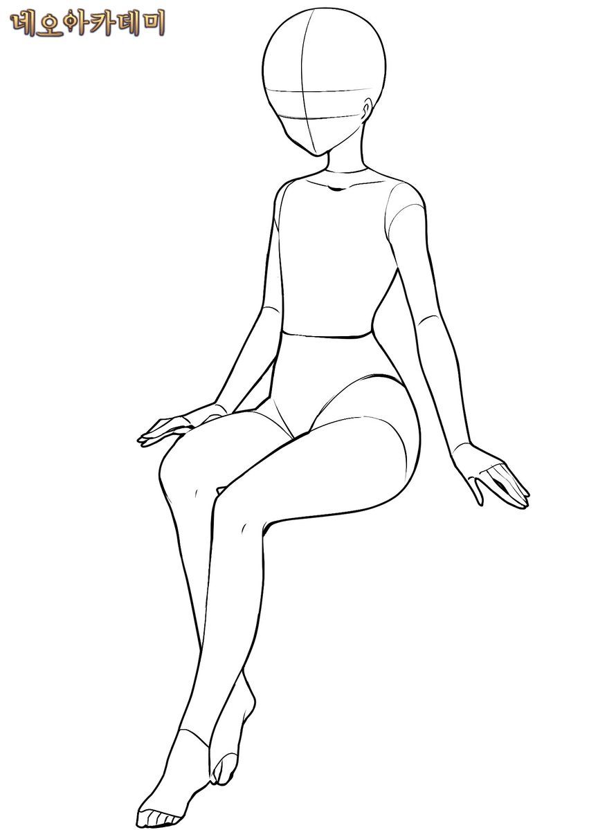 Featured image of post Anime Body Base Female Sitting