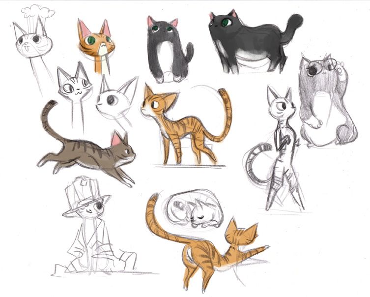 Featured image of post Cat Drawing Reference Cartoon