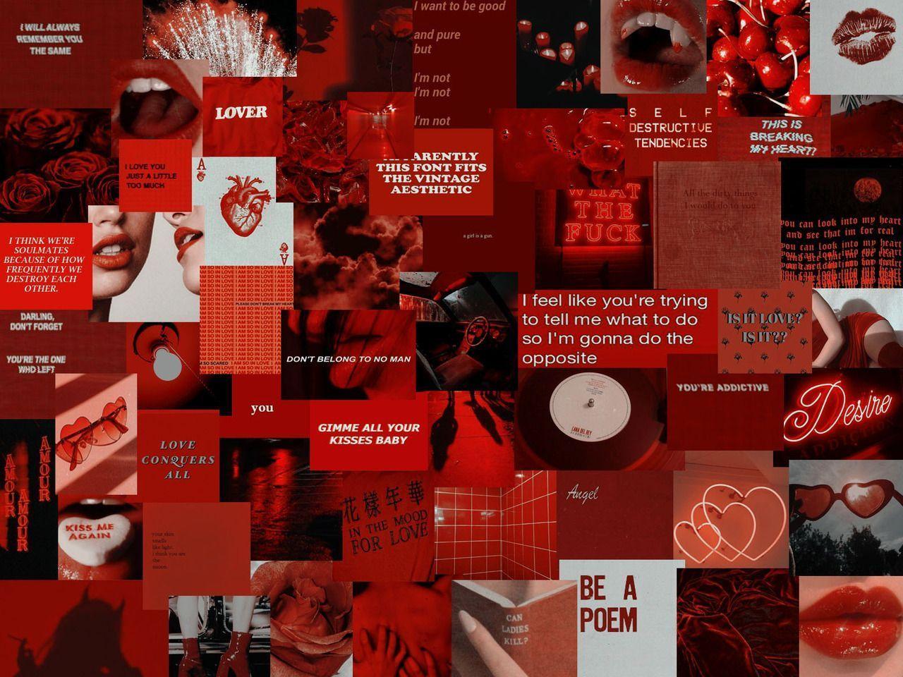 Featured image of post Red Background Aesthetic Computer